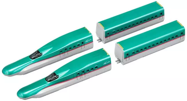 Дисплей Kyosho Egg Living Train Tohoku Shinkansen серии E5 TQ004A (с рельсом) зелёный