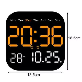 Дисплей LED настенные часы пульт дистанционного управления температурный режим