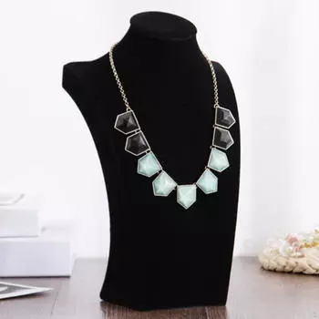 Дисплей модели ювелирных изделий Подставка для хранения бюста StyleB-20cm Black