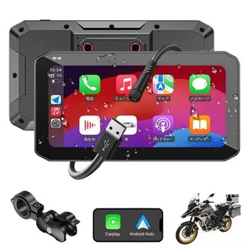 Дисплей мотоцикла Evolution Auto дюймовый IPS сенсорный велосипедный привод яркость IP67 тепловой шок музыкальные наушники портативное крепление японское руководство включено [2025]