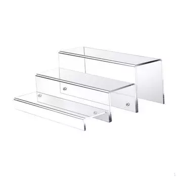 Дисплей Прямоугольные подставки Настольный столик Подставка для десерта Настольный Органайзер Фигурки Большие Акриловые