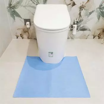 Disposable anti slip toilet floor mat