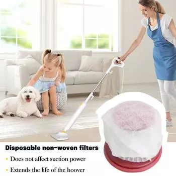 Disposable Vacuum Cleaner Filter Protective Cover Durable Mesh Net Dust Collection Filter Cover Accessories For Vacuum Cleaner