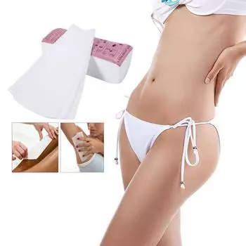 Disposable Wax Strip Paper Nonwoven Fabrics Skin-Friendly Armpit Leg Hairy Remove Thicken Wax Textured Depilatory Paper Pack