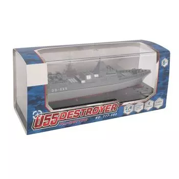 Дистанционное управление Разрушитель 4CH USB зарядка 2.4G 500mAh батарея безопасная электрическая игрушка корабль для Индии