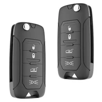 Дистанционный ключ 2015 - 2019 Jeep Renegade Fiat 500X 4BT выкидной ключ 433 МГц 2ADFTFI5AM433TX MQB 48CHIP JEEP