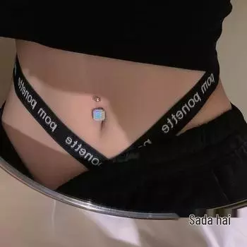 Дитя Сатаны Звездная Мечта Титановая Сталь Сексуальный Пирсинг Пупка 8mm Rod Length, 1.6mm Thickness