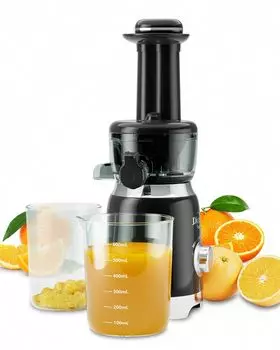 Diurwur Медленно отжатые отходы Мини Медленно Низкая Скорость Высокого Сока Устойчив к Сохраняет Свежесть Рецепт Японский Руководство По Эксплуатации Соковыжималка, Разделение, Соковыжималка,