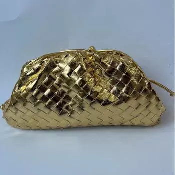 DIVANI 2024 Весна Мини Плетеный Облако Кроссбоди и Клатч Женская Сумка