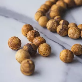 #Divina palo santo beads 10 pieces fragrant wood (10mm)