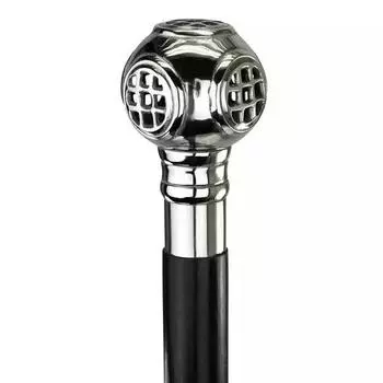 Diving Helmet Handle Canes Brown Wooden Walking Stick Cane Classic Sailor Gifts M аэро