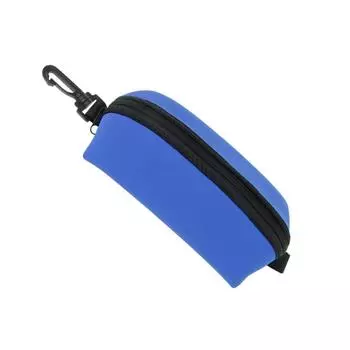 Diving Mask Case Diving Glasses Storage Box Diving Mask Protective Container Diving Goggles Bag Carrying Case with Clip синий