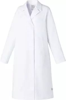 DIVISION OF Doctor Coat DOM0009 Белый [UNITE ME] (Длинный рукав) [Женский] [Антистатичный/Эластичный/Антибактериальный/Простой в уходе] C-1