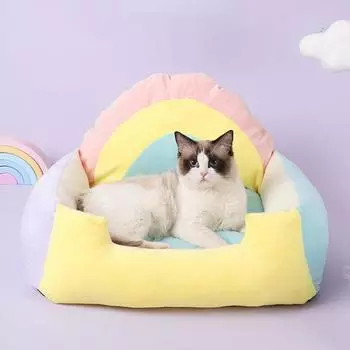 Диван для кошки будка для собаки будка для кошки аксессуары для домашних животных диван для кошки кровать для кошки принадлежности для кошек съемный домик для собаки домик для кошки домик для кошки