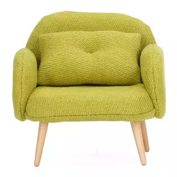 Диван для кукольного домика 1:12 масштаб Простой дизайн Современный стиль Кукольный домик Миниатюрная мебель Зеленый зелёный