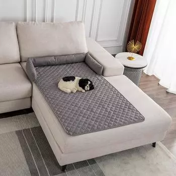 Диван для питомца, собачья будка, кошачья будка, Four Seasons, простой, водонепроницаемый, мягкий, удобный, коврик для собак, кошачья кровать, нескользящая подушка для домашнего питомца 75*75CM