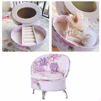 Диван-хранилище для сережек и заколок в масштабе 1/12 Style C