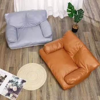 Диван-кровать для кошек и маленьких собак, мягкий, с хлопковым наполнителем, для собак, уютный S кофейный