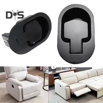 Диван-кровать, откидные кресла, ручки, рычаги, детали, фурнитура, нержавеющая, устойчивая к коррозии, простая установка, ручки чёрный