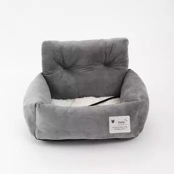 Диван-переноска для собак, чехол на автомобильное сиденье для маленьких и средних собак, дорожный диван, переднее и заднее сиденье, переноска для домашних животных серый