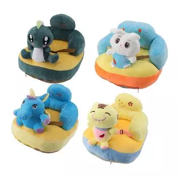 Диван с регулируемым углом, стабильный электрический детский стул для сидения, напольное сиденье, плюшевый шезлонг для ребенка Horse