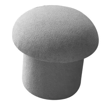 Диван-скамья, простая современная эластичная удобная мягкая круглая сосновая деревянная табуретка для ног для украшения дома серый