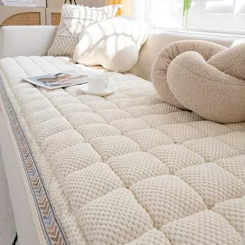 Диванная подушка, четырехсезонная универсальная подушка для булочек на пару, ткань, нескользящая, простой кожаный чехол для дивана, шарф, маленький универсальный чехол для подушки 45*45cm