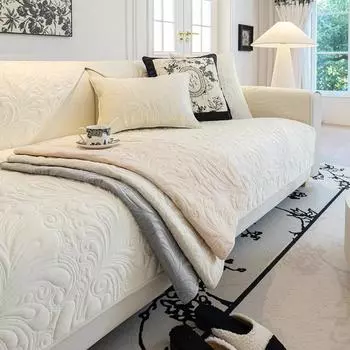 Диванная подушка Four Seasons Универсальная диванная подушка Кристалл Бархатный нескользящий чехол для дивана Полотенце 70*70cm