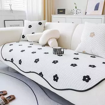 Диванная подушка из синели неправильной формы, универсальная нескользящая подушка Four Seasons, высококачественная ткань с градиентом особой формы, ленивый стиль 70*70