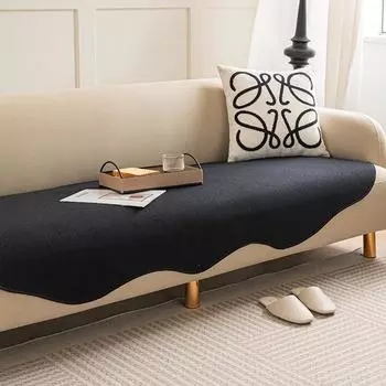 Диванная подушка необычной формы из синели Four Seasons, универсальная нескользящая грязеотталкивающая подушка, тканевый чехол для дивана, легкий роскошный High Sense 70*70cm