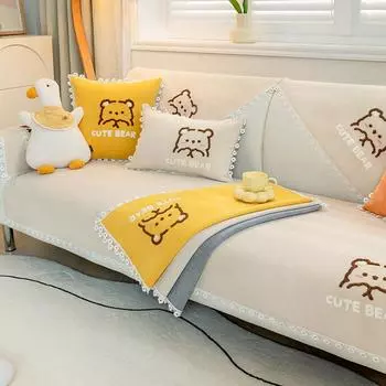 Диванная подушка с рисунком «Четыре сезона», универсальный нескользящий чехол для диванной подушки, новый чехол для подушки, чехол для полотенец 70*70