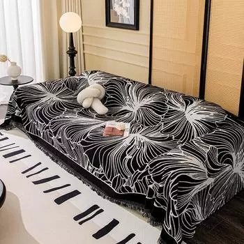 Диванное полотенце Four Seasons Universal нескользящая подушка из шенилла для современной гостиной, кожаный чехол для дивана, устойчивый к царапинам, ткань для полного покрытия 180*130cm