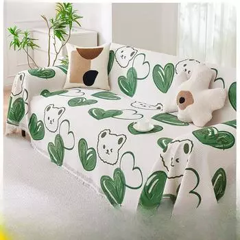 Диванное полотенце Four Seasons Универсальный чехол для дивана Чехол All-Inclusive Cover Cloth Light Luxury High-Custom Sofa Cushion Нескользящая антицарапающая подушка 130*180cm