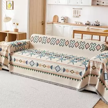 Диванное полотенце, одеяло, американская экзотическая хлопковая нить, диванное одеяло, плед, одеяло, ковер 180*130cm