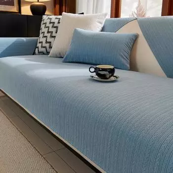 Диваны для гостиной Нескользящие однотонные чехлы для диванов из шенилла Подушки для диванов Чехлы для диванов Коврики для диванов Funda 70X70cm 1pc