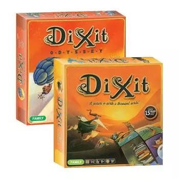 Dixit Odyssey Настольная игра Английская настольная игра Картинка стоит тысячи слов Dixit Odyssey Card Семейный ужин оранжевый