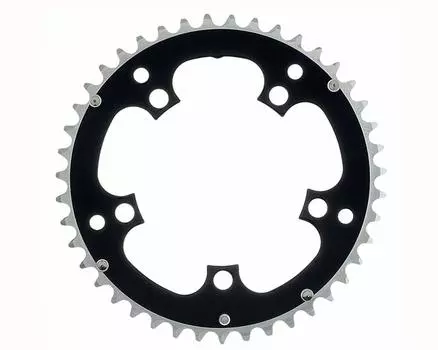 DIXNA La Crank Chainring Touring Внешняя скорость Совместимая черная 43T Черная 43T 10/11 чёрный