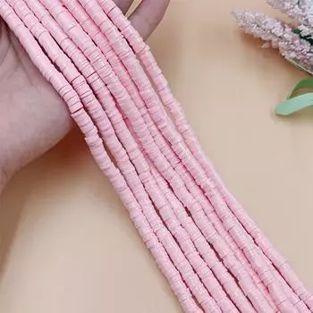 DIY 1 строка Полимерная глина 350 шт. Мода для изготовления ювелирных изделий 6 мм свободные бусины 12 цветов браслеты бусины-разделители ожерелье перламутровый порошок жёлтый