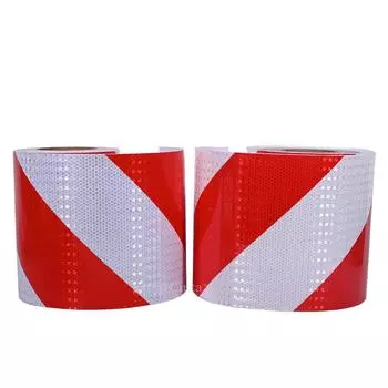 DIY 20cm*1m Twill Reflective Waterproof Tape Left Or Right Reflectors Self-Adhesive Safety Warning Sticker Conspicuity For Truck