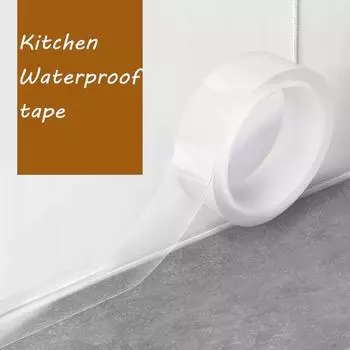 DIY 3 см * 3 м полезный домашний ПВХ самоклеящаяся водонепроницаемая прозрачная наклейка уплотнительная лента уплотнительная лента прозрачный