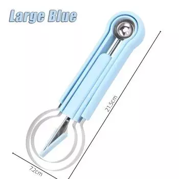 DIY 3 в 1 резак для арбуза, совок, нож для нарезки фруктов, фруктовая тарелка, разделитель мякоти, кухонные принадлежности