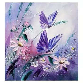 DIY 3D Алмазная картина Бабочка Вышивка Крест Стежок Главная Декор Full Round 20x20CM