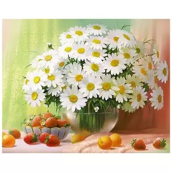 DIY 3D Алмазная картина Цветы Вышивка Крестом Стежок Главная Декор Full Round 20x25CM