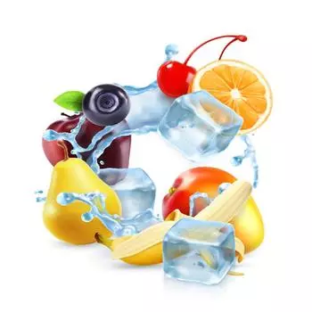 DIY 3D Алмазная картина Фрукты Алмазная вышивка Крест Стежок Главная Декор Full Round 20x20CM