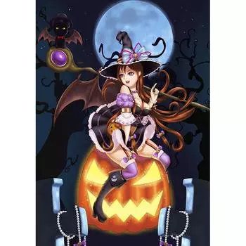 DIY 3D Алмазная картина Хэллоуин Вышивка Крестом Стежок Главная Декор Full Round 20x25CM