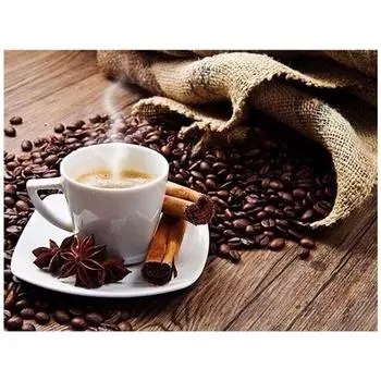 DIY 3D Алмазная картина Кофейные зерна Вышивка Крестом Ремесло Стежок Домашний декор Full Round 20x25CM