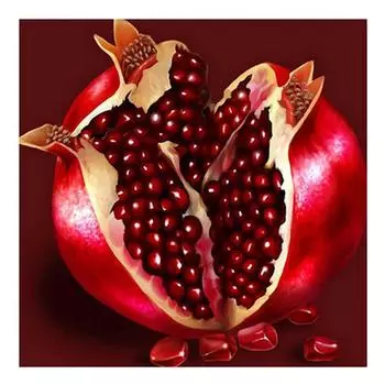 DIY 3D Алмазная картина Красный гранат Вышивка Крест Стежок Главная Декор Full Round 20x20CM