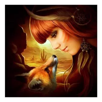 DIY 3D Алмазная картина Красота Вышивка Крестом Стежок Главная Декор Full Round 20x20CM