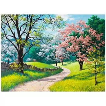 DIY 3D Алмазная картина Летняя вышивка Крестиком Главная Декор Full Round 20x25CM
