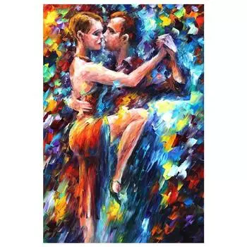 DIY 3D Алмазная картина Люди Танцующие Вышивка Крестом Ремесло Стежок Домашний декор Full Round 20x25CM
